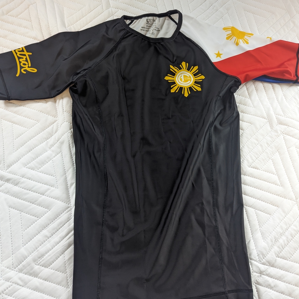CTRL Industries Black and Yellow Sunburst Shirt